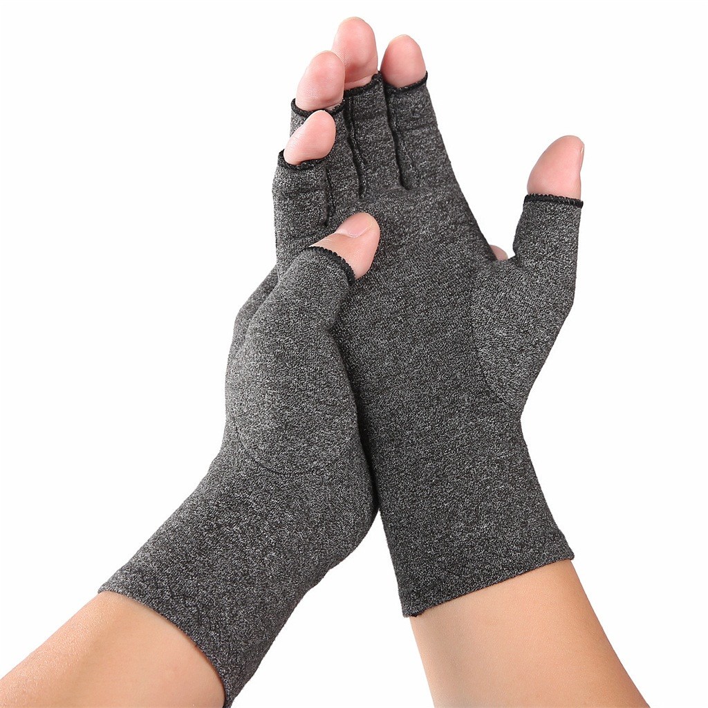 sales today clearance!DHALL Arthritis Compression Gloves Relieves From Rheumatoid Carpal Tunnel Hand Gloves Fingerless For Computer Typing And Dailywork Support For Hands And Joints